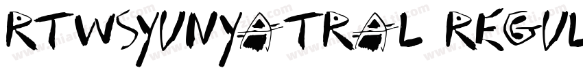 RTWSyunYaTral Regula字体转换